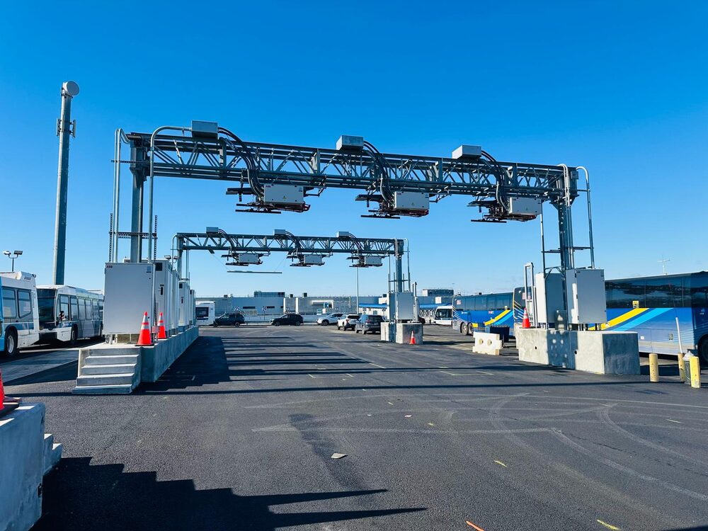 Overhead Pantograph Charging Gantries